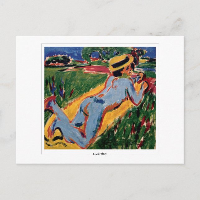 Ernst Ludwig Kirchner #9 - Tarjeta postal de arte  (Anverso)