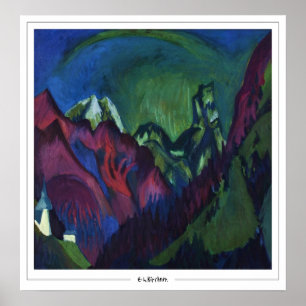Ernst Ludwig Kirchner cartel de arte de Zedign #22