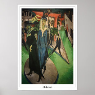 Ernst Ludwig Kirchner cartel de arte de Zedign #48