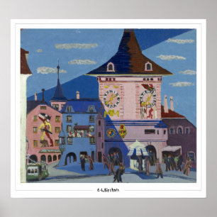 Ernst Ludwig Kirchner cartel de arte de Zedign #96