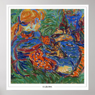 Ernst Ludwig Kirchner Zedign cartel de arte #260-2