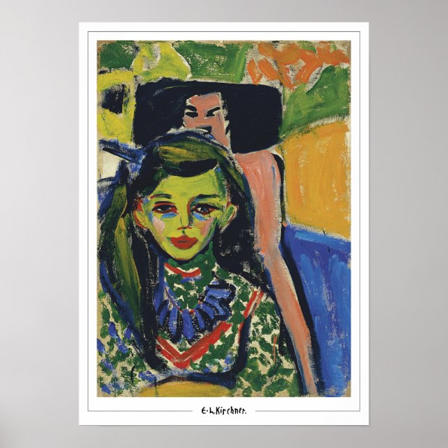 Ernst Ludwig Kirchner Zedign Poster de arte #14 (Frente)