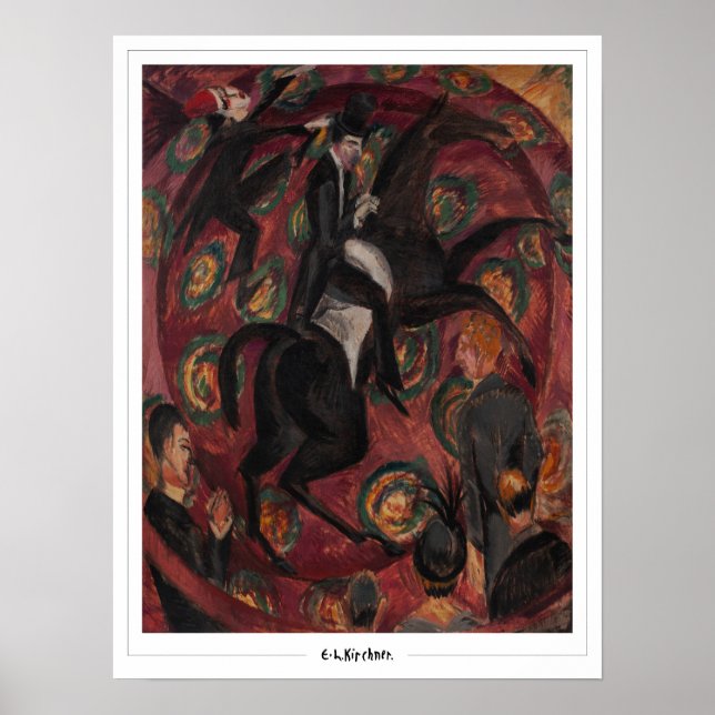 Ernst Ludwig Kirchner Zedign Poster de arte #299 (Frente)