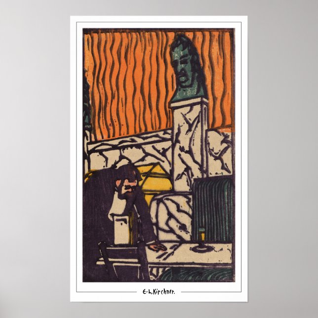 Ernst Ludwig Kirchner Zedign Poster de arte #356-2 (Frente)