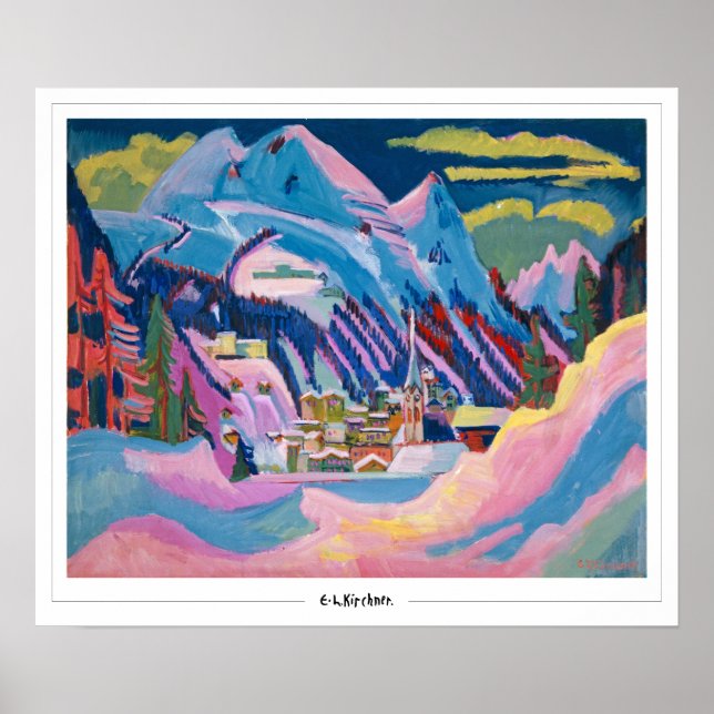 Ernst Ludwig Kirchner Zedign Poster de arte #464 (Frente)