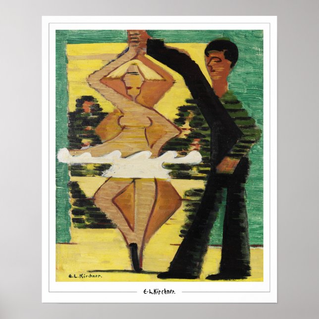 Ernst Ludwig Kirchner Zedign Poster de arte #48 (Frente)