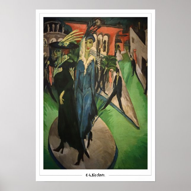 Ernst Ludwig Kirchner Zedign Poster de arte #486-2 (Frente)