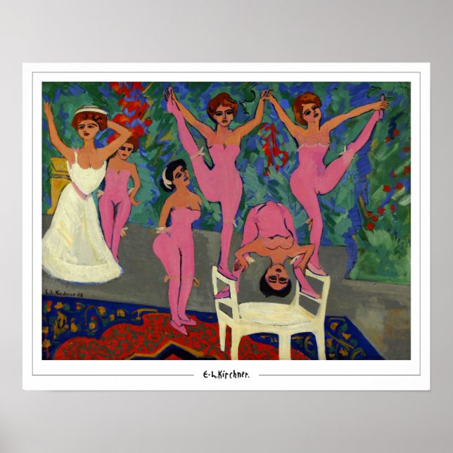 Ernst Ludwig Kirchner Zedign Poster de arte #549-2 (Frente)