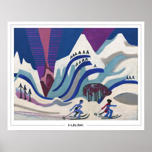 Ernst Ludwig Kirchner Zedign Poster de arte #612 (Frente)