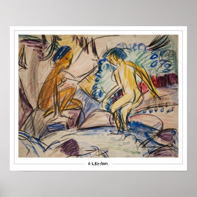 Ernst Ludwig Kirchner Zedign Poster de arte #643 (Frente)