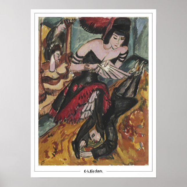 Ernst Ludwig Kirchner Zedign Poster de arte #658-2 (Frente)