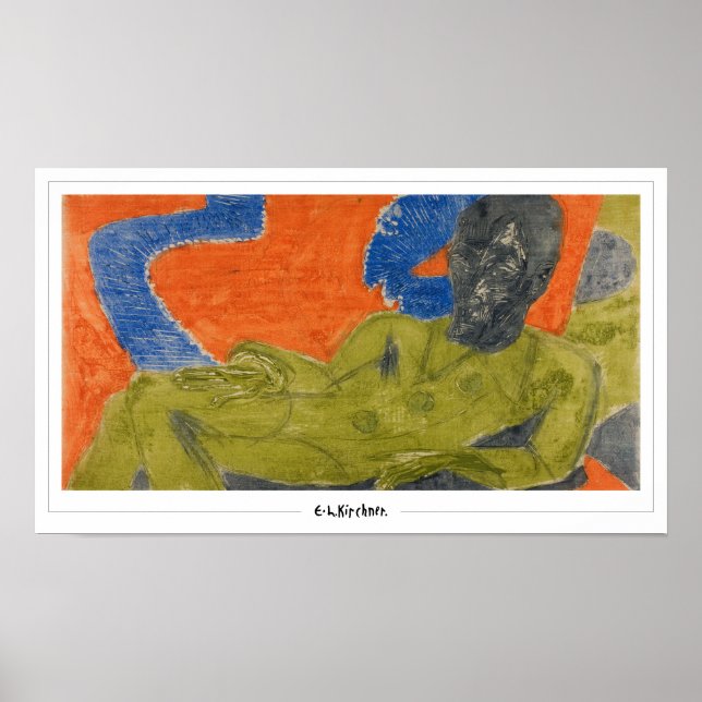 Ernst Ludwig Kirchner Zedign Poster de arte #8 (Frente)