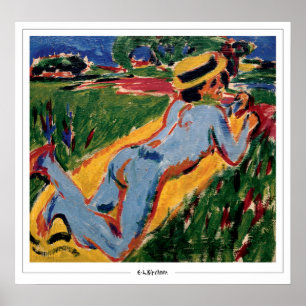 Ernst Ludwig Kirchner Zedign Poster de arte #9