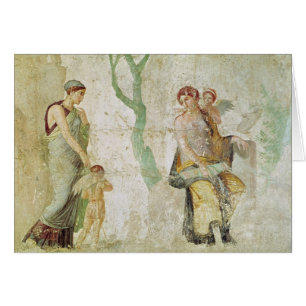 Eros que es castigado en presencia de Aphrodite