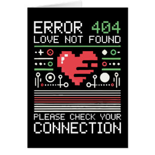 Error 404 Amor no encontrado, divertida anti-San V