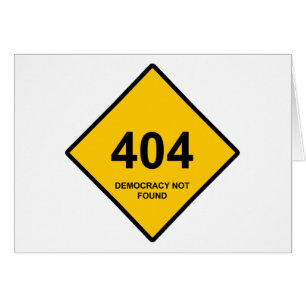 Error 404: Democracia no encontrada