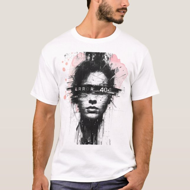 Error 404: Motivación no encontrada camiseta (Anverso)