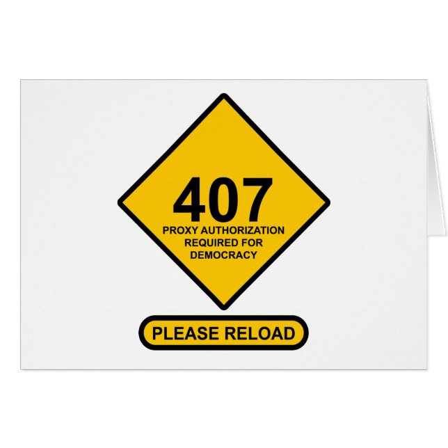Error 407: Requiere autenticación de proxy de demo (Anverso (Horizontal))