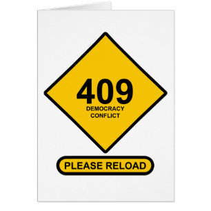 Error 409: Conflicto democrático