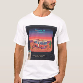 Error de verano retro 404 camiseta | Glitch Art