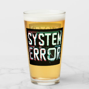 Error en el sistema de fuentes Glitch, píxel Cyber