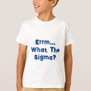 Error... ¿Qué Es El Sigma? Camisa Tee para Niños