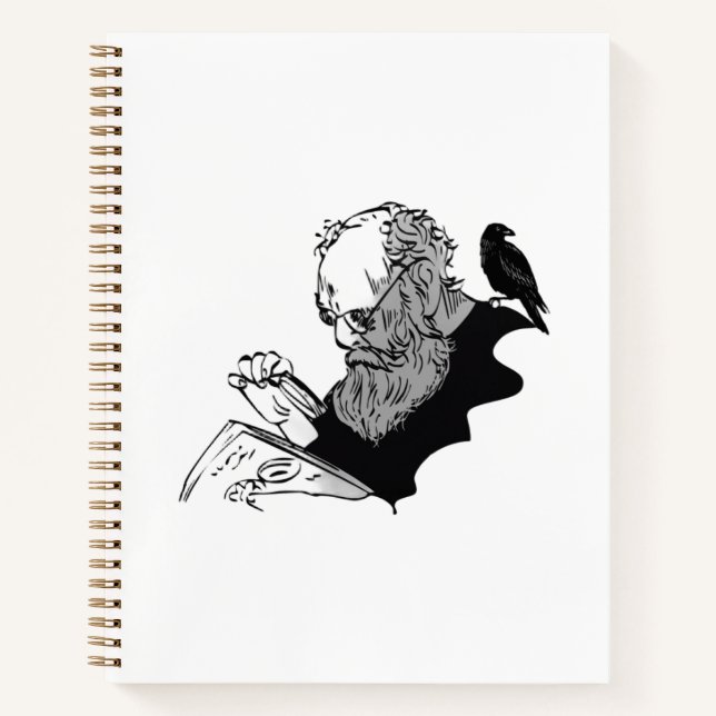 Erudito de la Academia Oscura y Cuaderno de Notas  (Anverso)