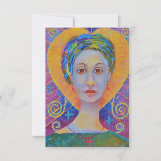 Erzulie Freda voodoo Orleans Dantor Wudu art (Anverso)