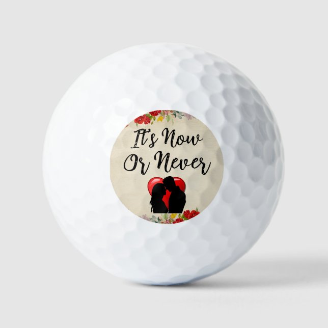 Es Ahora O Nunca Pelota de Golf (Anverso)
