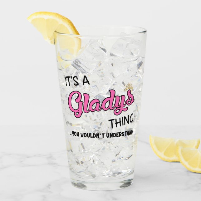 Es algo de Gladys que no entenderías. (Anverso (hielo))
