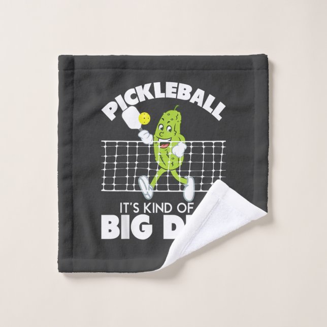 Es algo grande - Pala de pickleball divertida (Toallita)