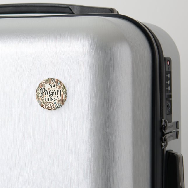 Es algo pagano - imán decorativo (In Situ (Equipaje))