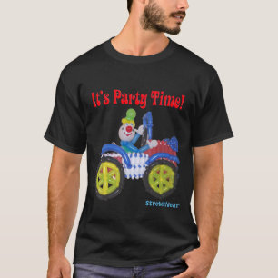 Es camisa del tiempo del fiesta con el payaso del