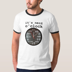 Es Camiseta de Humor Reloj Divertido de la Hora de
