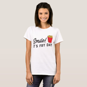 Es camiseta de la sonrisa del día de la fritada