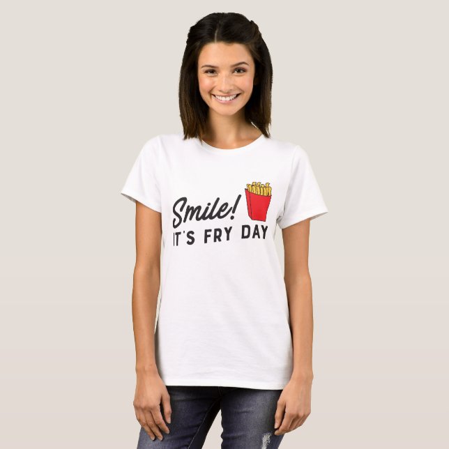 Es camiseta de la sonrisa del día de la fritada (Anverso completo)