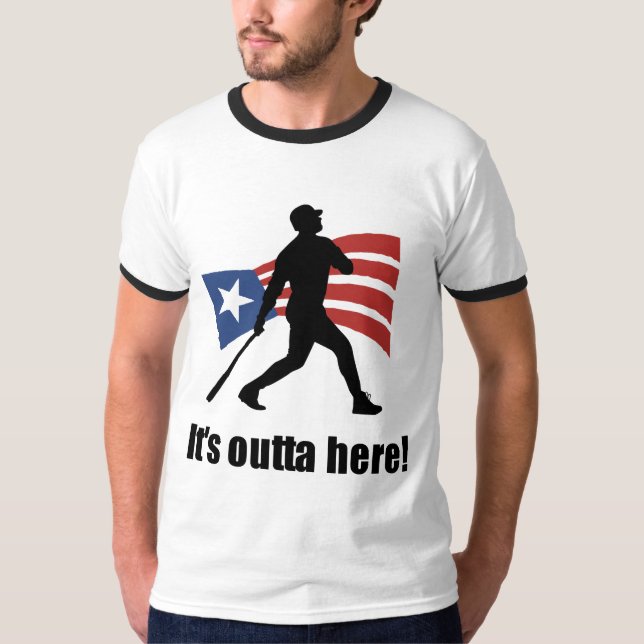 Es camiseta de Outta aquí (Anverso)
