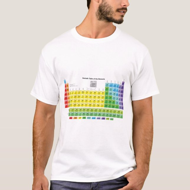 Es camiseta elemental de la tabla periódica (Anverso)
