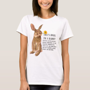 Es cierto, soy una camiseta de conejo