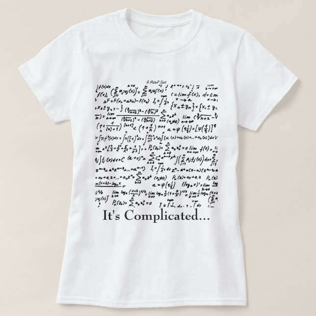 Es complicado - Una camiseta del señor P (Diseño del anverso)