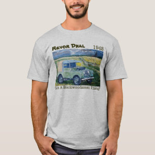 "¡Es cosa de Backwoodsman!" Camiseta de 1948