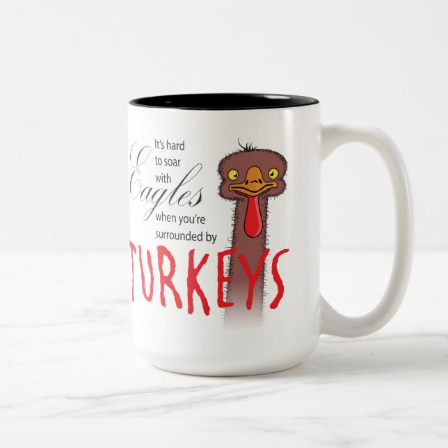 Es difícil volar con la taza de águilas (Derecha)