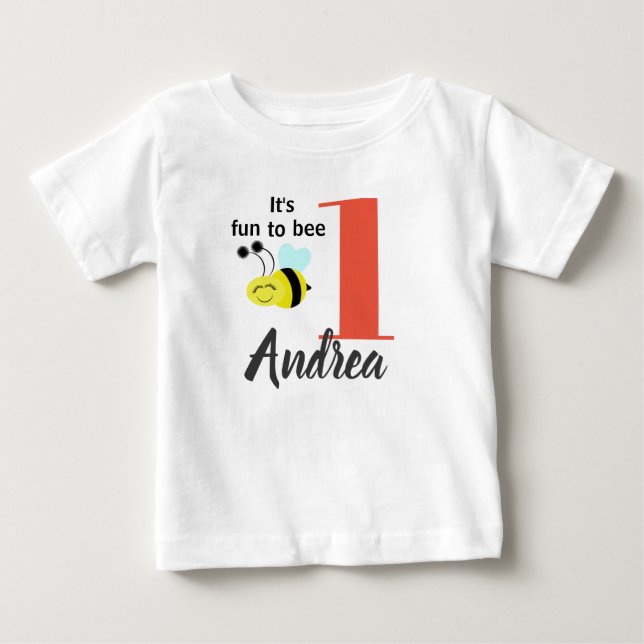 Es diversión a la camisa personalizada de la abeja (Anverso)