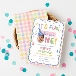 Es divertido cumplir un año Invitación de cumpleañ