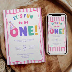 Es divertido ser una invitación de cumpleaños