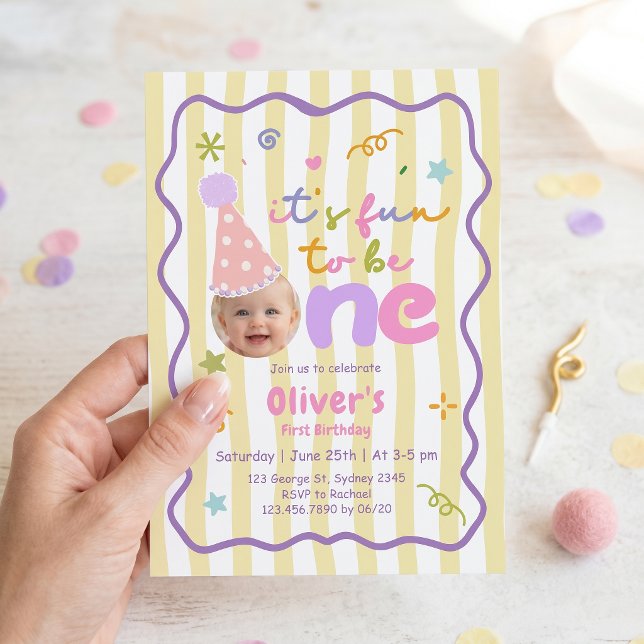 Es divertido ser una invitación de cumpleaños (Subido por el creador)