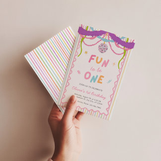 Es divertido ser una niña, Invitación de cumpleaño