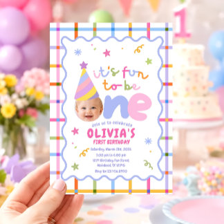 Es divertido ser uno Invitación de cumpleaños
