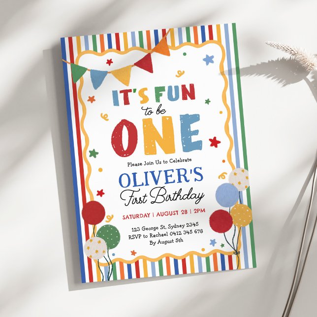 Es divertido ser uno: Invitación de cumpleaños núm (Subido por el creador)