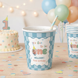 Es divertido ser vasos de papel para cumpleaños de